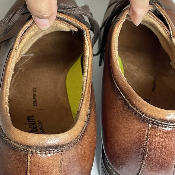 Florsheim Cap Toe Oxford Shoes Size 11 M (11949-221) Cognac Brown Preppy Laces main image 8